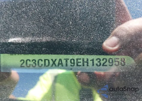 2014 Dodge Charger Police из США, поврежденный, VIN 2C3CDXAT9EH132958